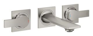 GROHE 3-Loch-WT-Wandbatterie Allure 20189_2 FMS für 29025 Ausl. 150mm satin steel