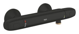 GROHE THM-Brausebatterie Grohtherm 1000 34814_3 Wandm. eigensicher matt black