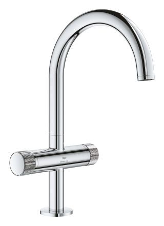 GROHE WT-Einlochbatt. Atrio Private C. 21138 L-Size Knopfbetätigung chrom