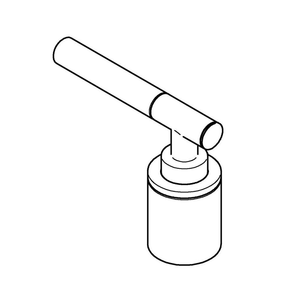 GROHE Hebelgriffe Atrio Private C. 48464 White Attica Caesarstone chrom