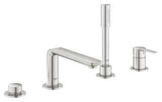 GROHE 4-Loch-EH-Wannenkombination Lineare 19577_1 supersteel
