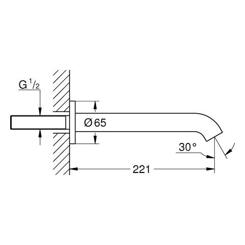 GROHE Essence Wanneneinlauf