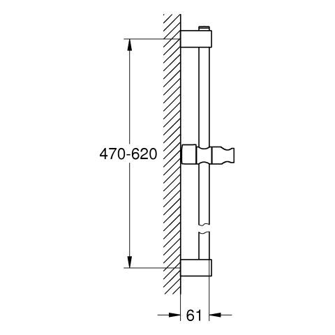 GROHE Tempesta Brausestange