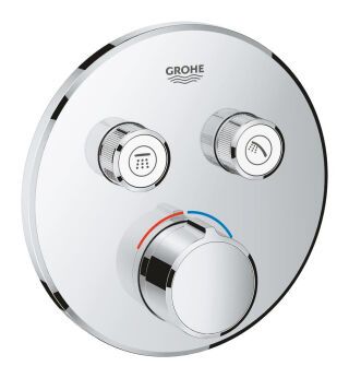 GROHE Unterputzmischer SmartControl 29145 rund FMS 2 Absperrventile chrom