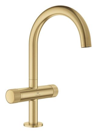 GROHE WT-Einlochbatt. Atrio Private C. 21138 L-Size Knopfbetät. cool sunrise gb
