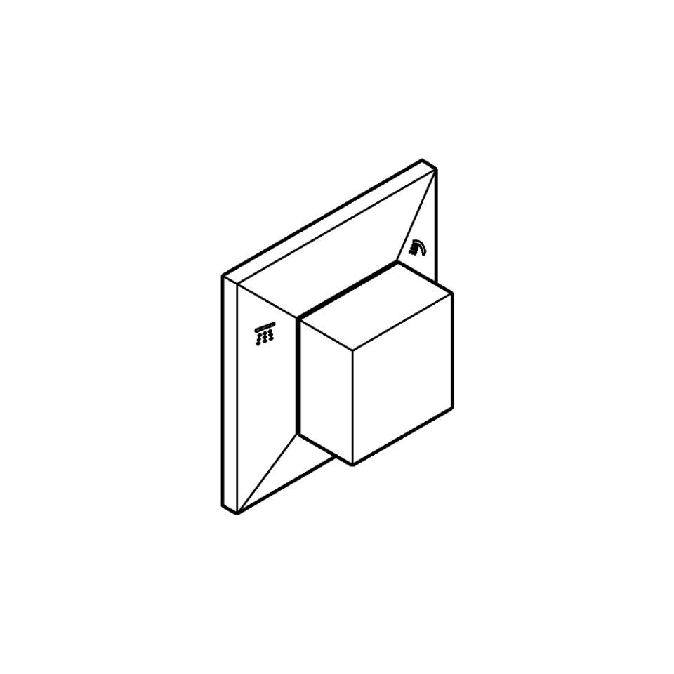GROHE 5-Wege Umstellung Allure Brilliant 29399 FMS hard graphite gebürstet