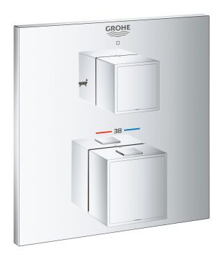 GROHE THM-Wannenbatterie Grohtherm Cube 24155 FMS für 35604 2-Wege-Umst. chrom