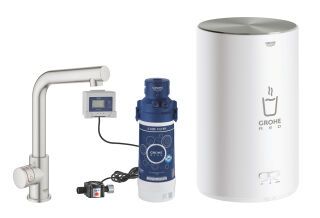 GROHE Standventil/Boiler GROHE Red Mono 30339_1 M-Size L-Auslauf supersteel