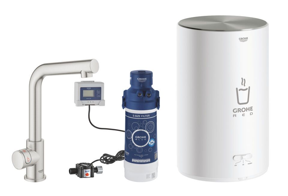 GROHE Red Mono Standventil und Boiler