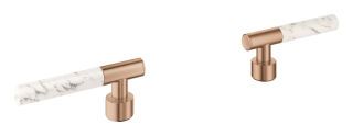 GROHE Hebelgriffe Atrio Private C. 48458 White Attica Caesarstone warm sunset geb