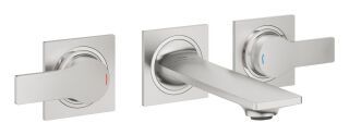 GROHE 3-L-WT-Wandbatterie Allure 20189_2 FMS Ausladung 150mm supersteel