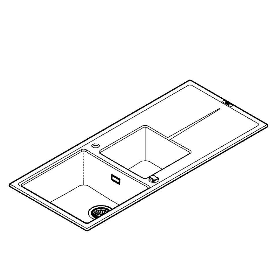 GROHE K400 Kompositspüle