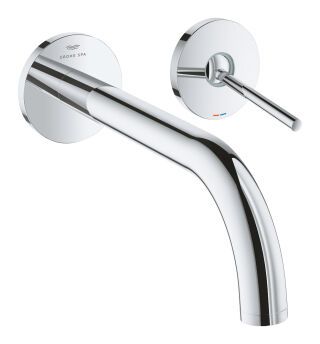 GROHE 2-L-WT-Wandbatterie Atrio 29406 FMS Ausladung 221mm chrom