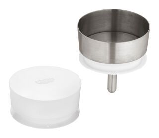 GROHE Deckelset GROHE Blue 40636 2 Deckel edelstahl/weiß