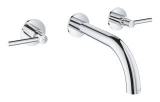 GROHE 3-Loch-WT-Batterie Atrio 20662 Fertigmontageset Hebelgriff chrom