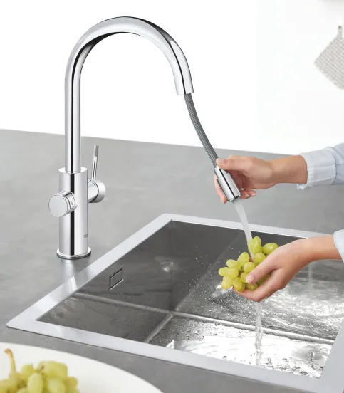 GROHE Blue Home Armatur mit herausziehbarem Auslauf