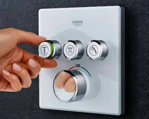 Grohtherm SmartControl Unterputz im eckigen Design