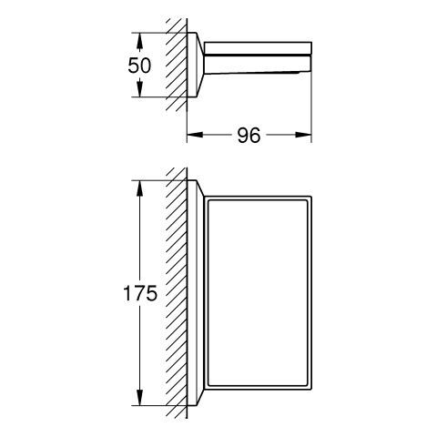 GROHE Allure Brilliant Ablage mit Seifenschale
