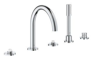 GROHE 5-L-Wannenkombin. Atrio Private C. 25224 für Hebelgriffe chrom