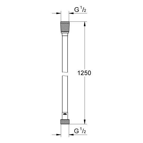 GROHE Silverflex TwistStop Brauseschlauch