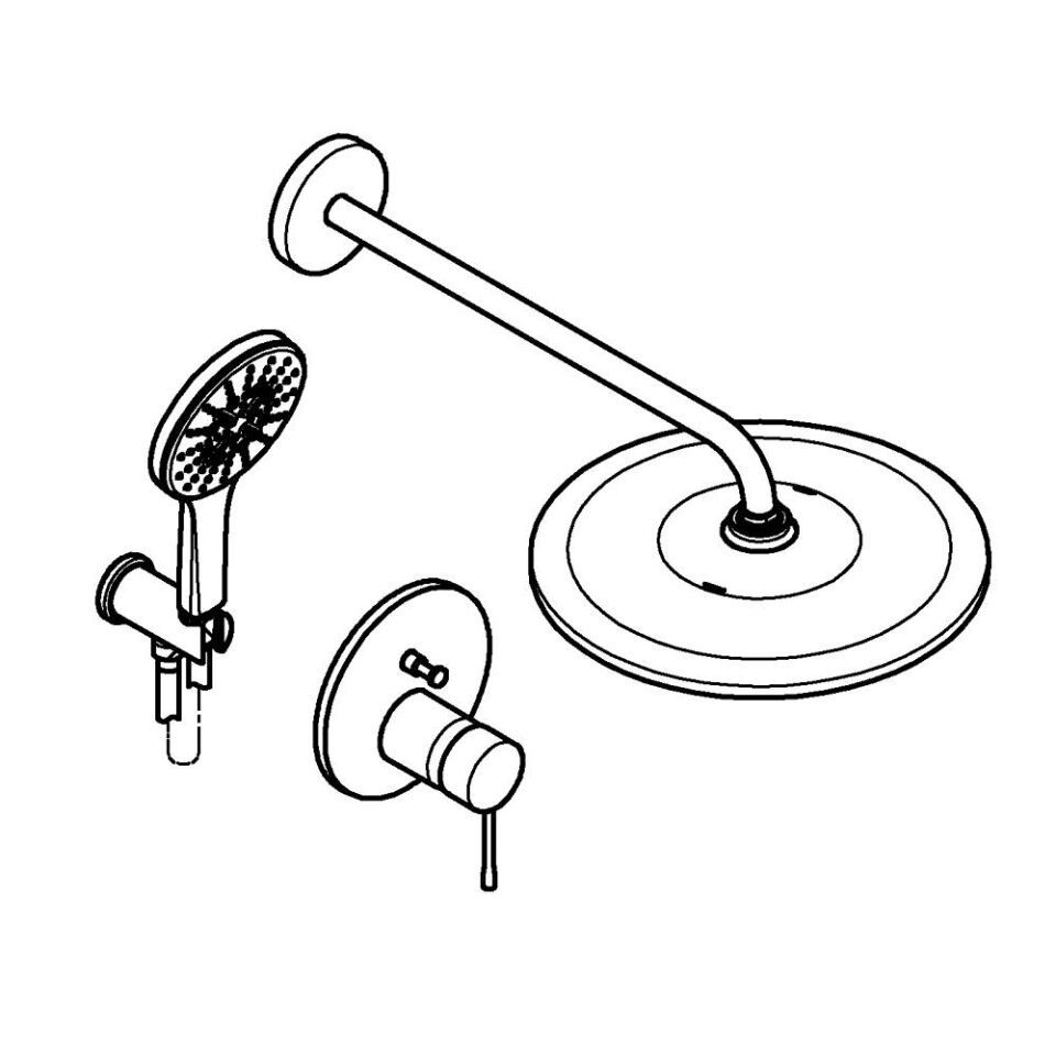 GROHE Essence UP-Duschsystem