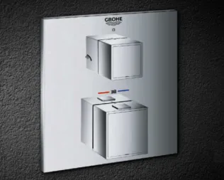 Grohtherm-Thermostat im Cube-Design