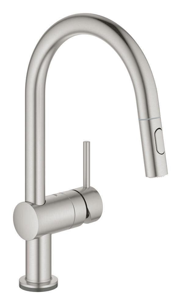 GROHE Elektron.-EH-SPT-Batt. Minta Touch 31358_2 C-Ausl. azb. Spülbr. supersteel