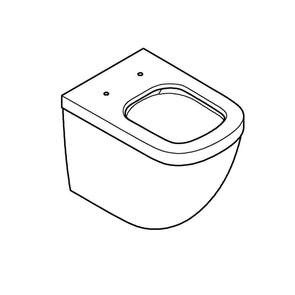 GROHE Euro Keramik Stand-Tiefspül-WC