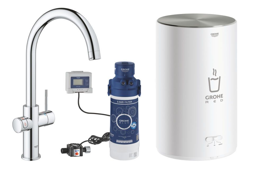GROHE Red Duo Armatur und Boiler