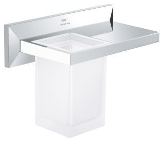 GROHE Allure Brilliant Ablage mit Mundspülglas
