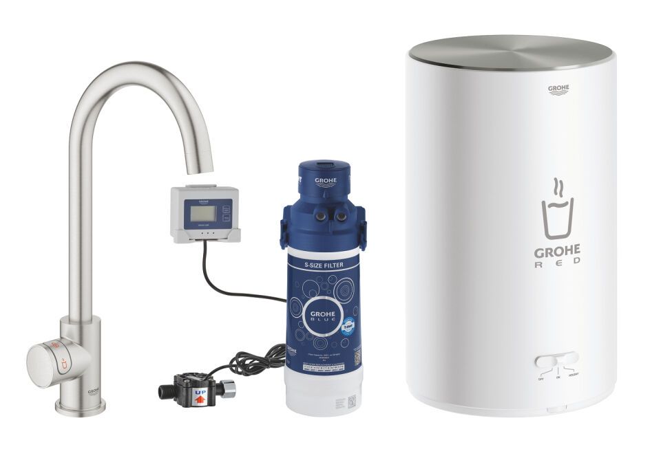 GROHE Red Mono Standventil und Boiler