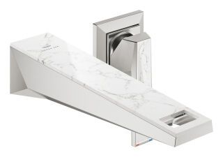 GROHE 2L-WT-Wandbat. All. Bril. PC 29519 FMS Griff WA-Caesarstone supersteel