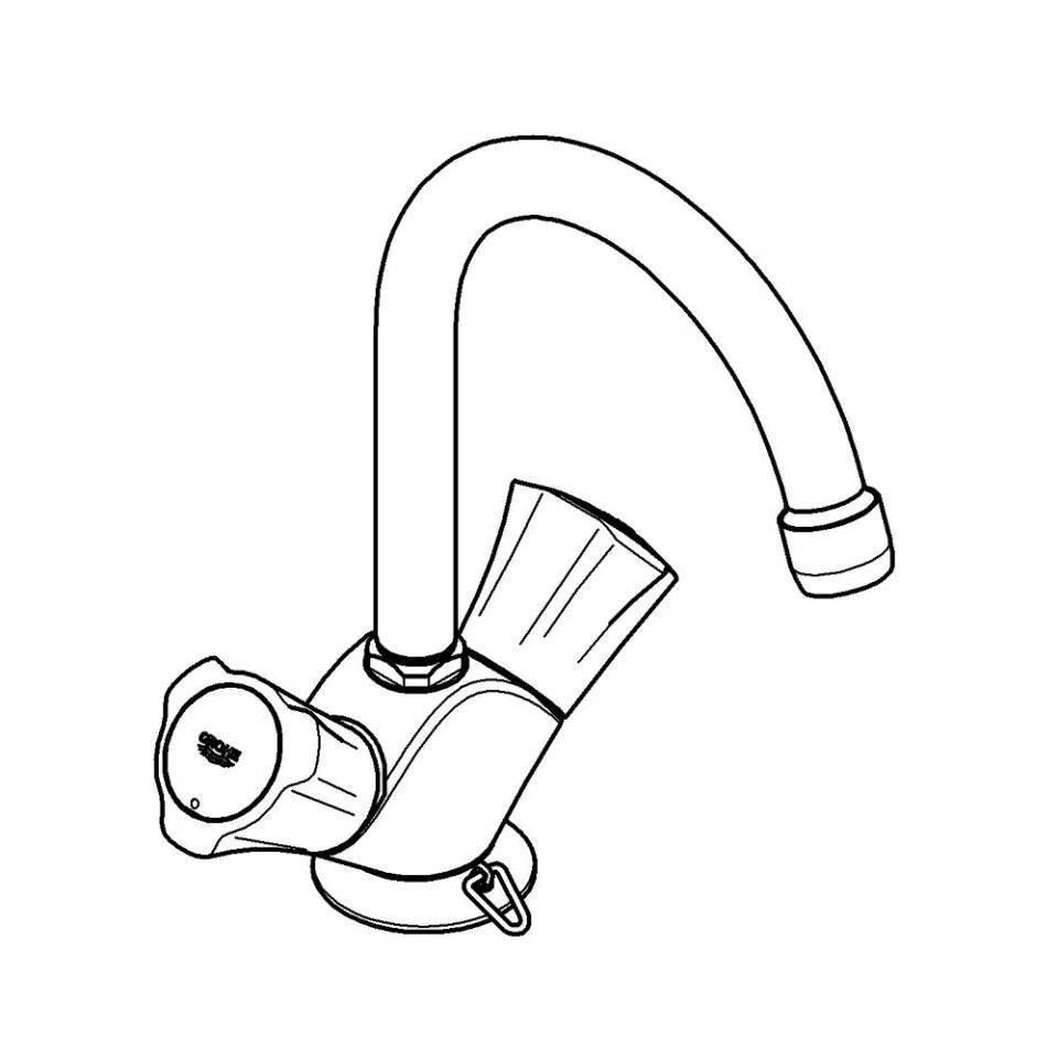GROHE Costa WT-Einlochbatterie