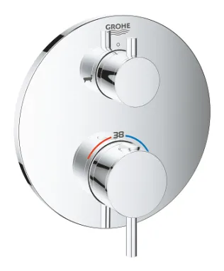 Thermostatarmatur Atrio mit integrierter 2-Wege-Umstellung