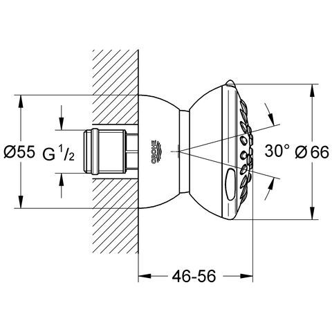 GROHE Relexa 65 Seitenbrause