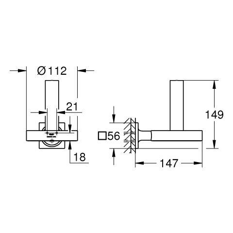 GROHE Allure WC-Reservepapierhalter
