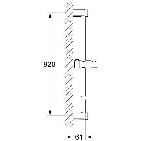 GROHE Tempesta C Brausestange