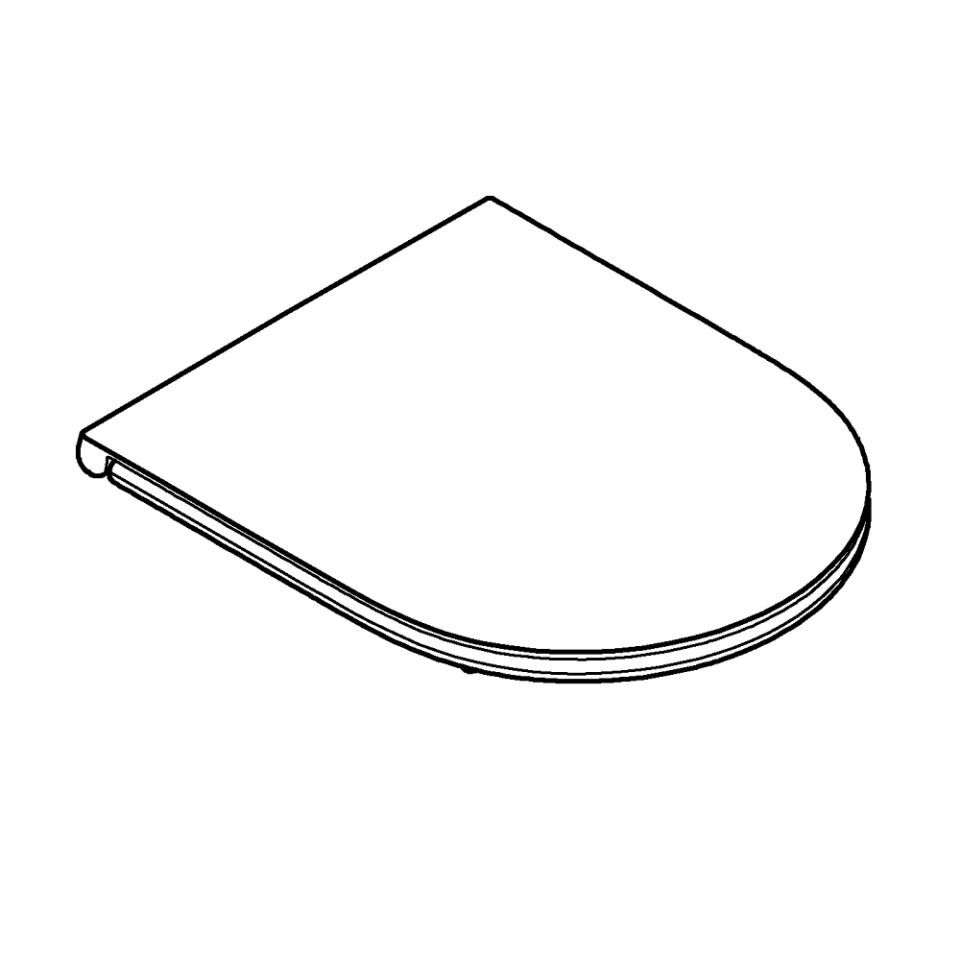 GROHE Bau Keramik WC-Sitz
