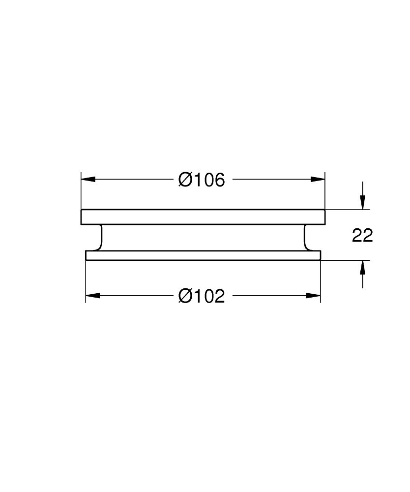 GROHE Allure Fön-Einsatz