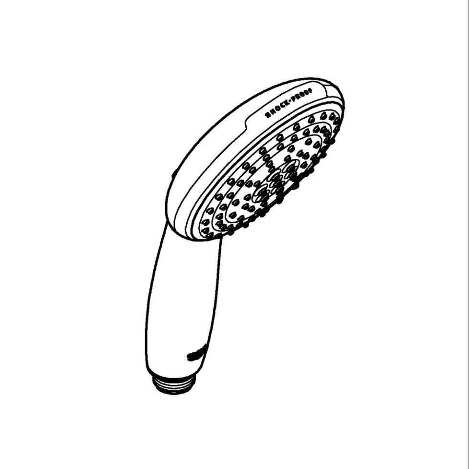 Grohtherm UP-Duschsystem rund für Duschrahmen