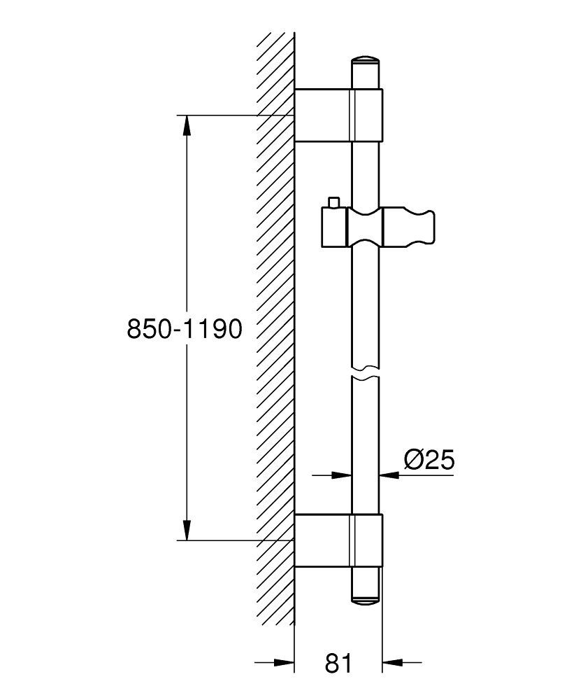 GROHE Rainshower Brausestange