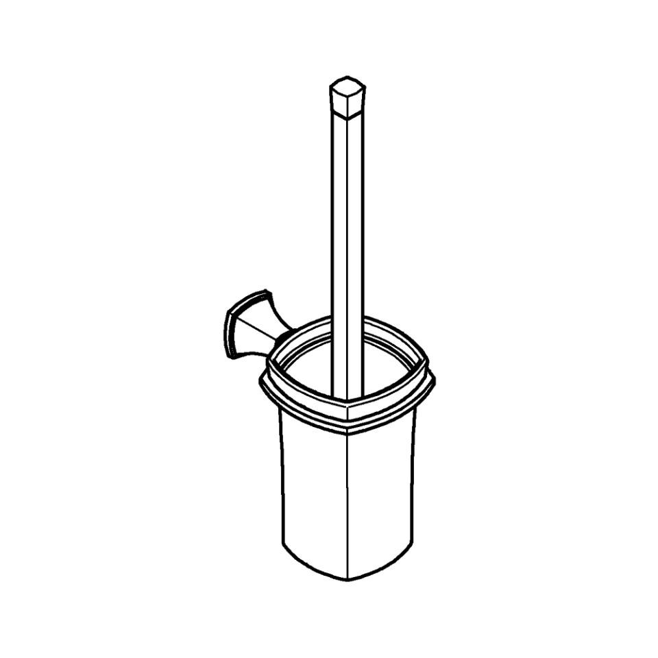 GROHE Toilettenbürstengarnitur Grandera 40946 Keramik chrom
