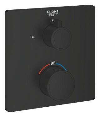 GROHE THM-Brausebatt. Grohtherm 102215 1 Abg. FMS für 35604 eckig matt black