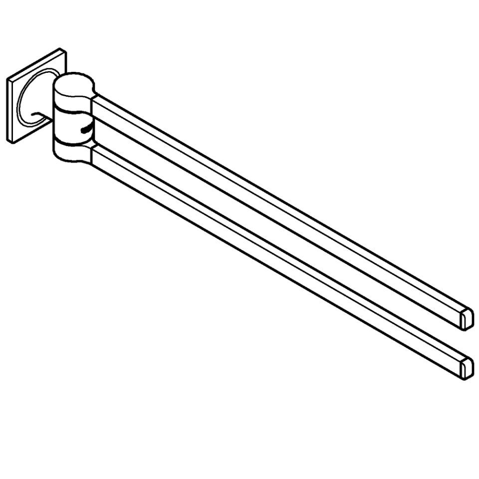 GROHE Allure Doppel-Handtuchhalter