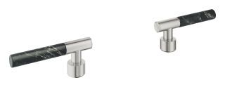 GROHE Hebelgriffe Atrio Private C. 48459 Vanilla Noir Caesarstone supersteel