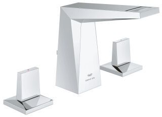 GROHE 3-Loch-WT-Batt. Allure Brilliant 20626 flacher Auslauf chrom