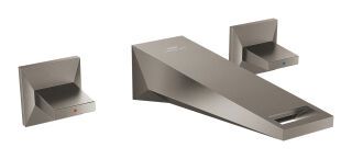 GROHE 3-L-WT-Wandbatt. Allure Brilliant 20628 FMS Ausl. 161mm hard graphite geb.