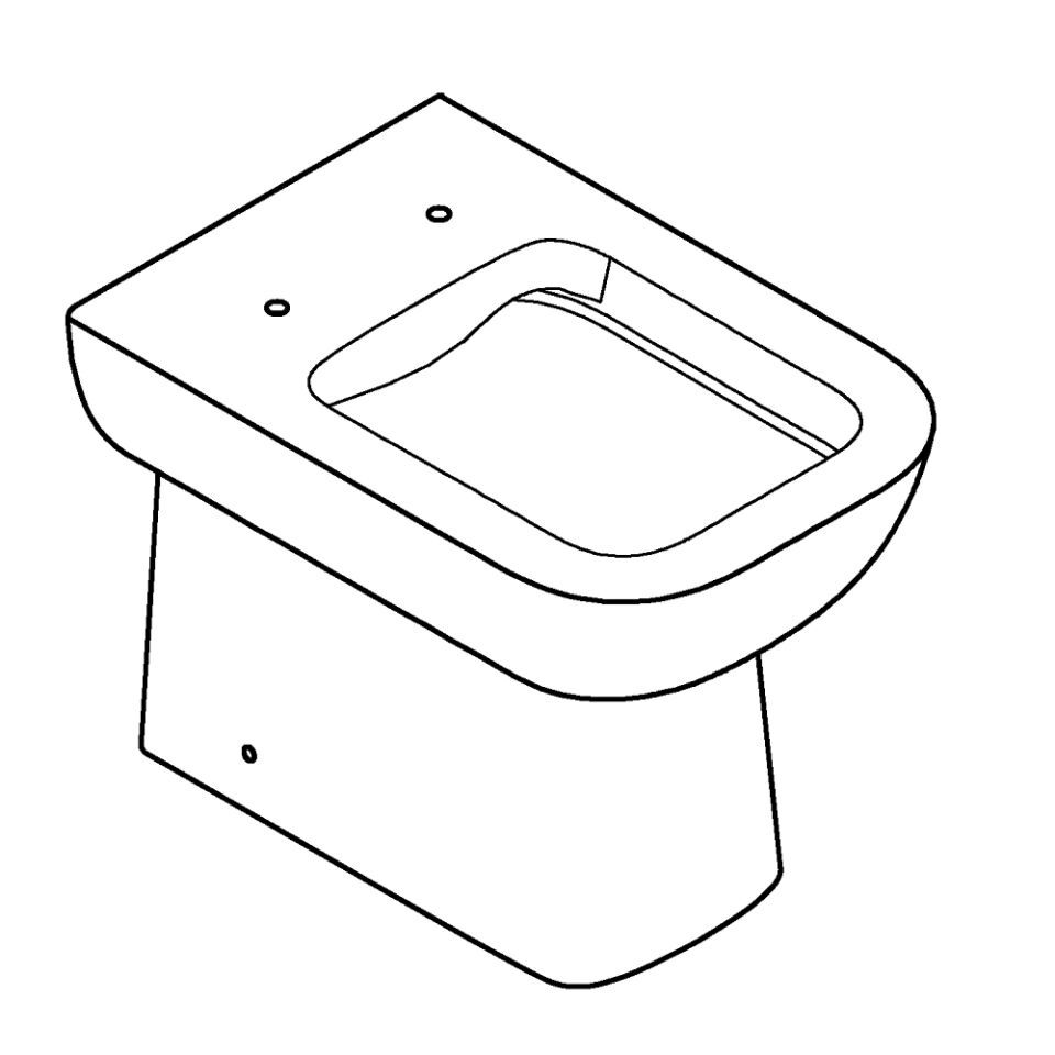 GROHE BauEdge Keramik Stand-Tiefspül-WC
