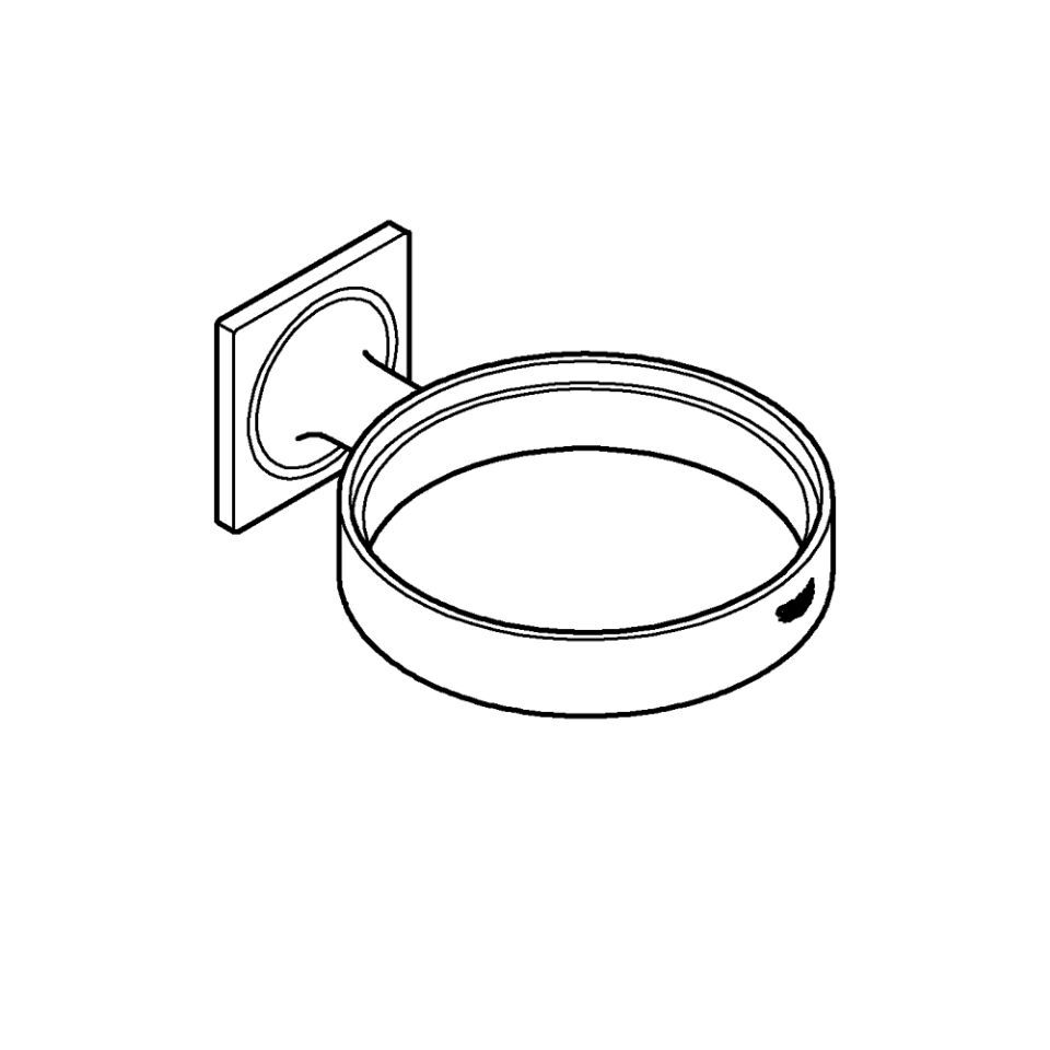 GROHE Allure Halter für Seifenschale/Föneinsatz