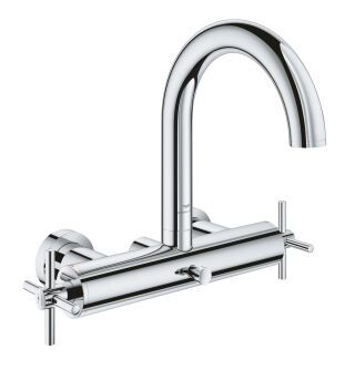 GROHE Atrio Zweigriff-Wannenbatterie FMS Wandmontage